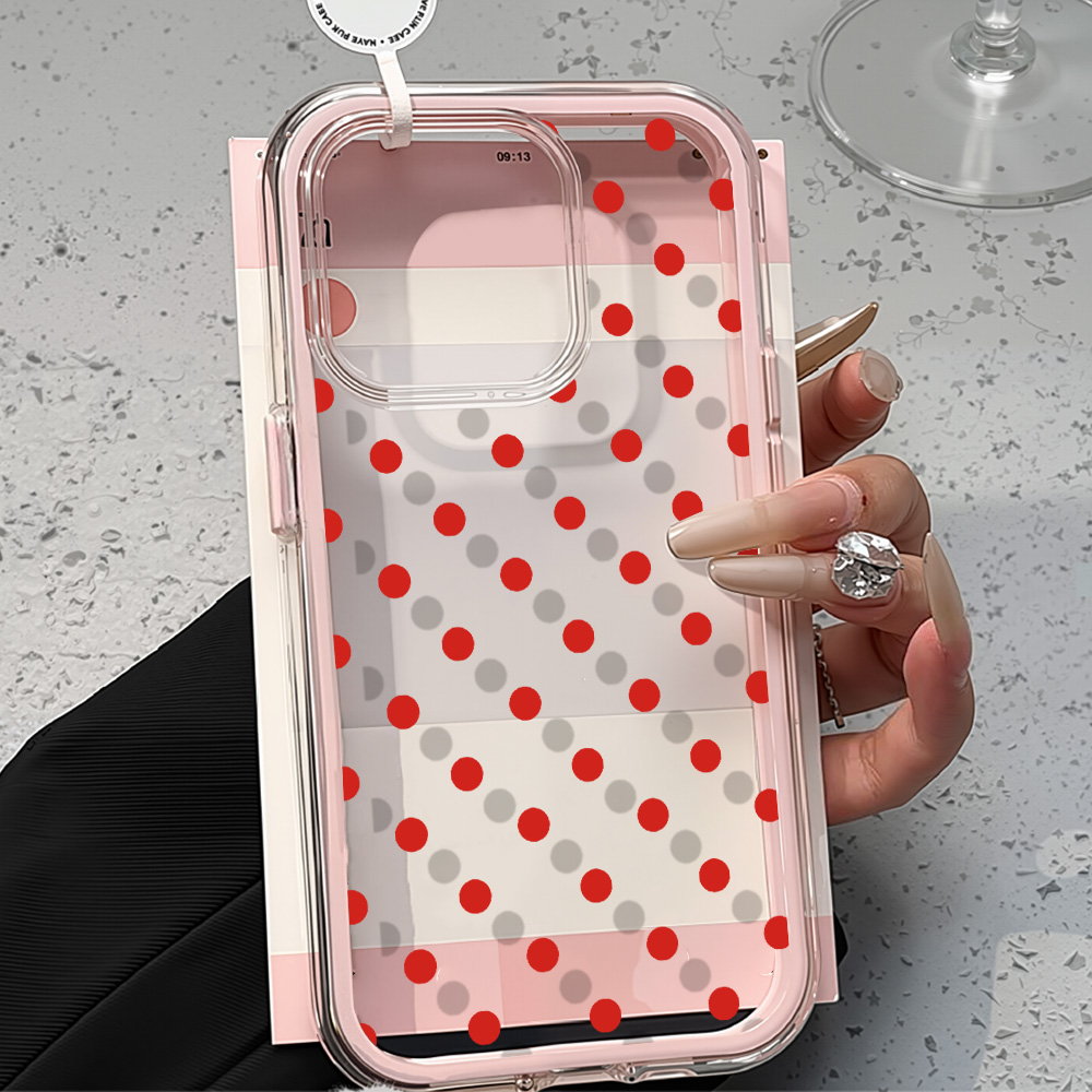 2in1 Ins Red Dot Clear Case Fo - Apple Iphone 15 Pro Max review and price